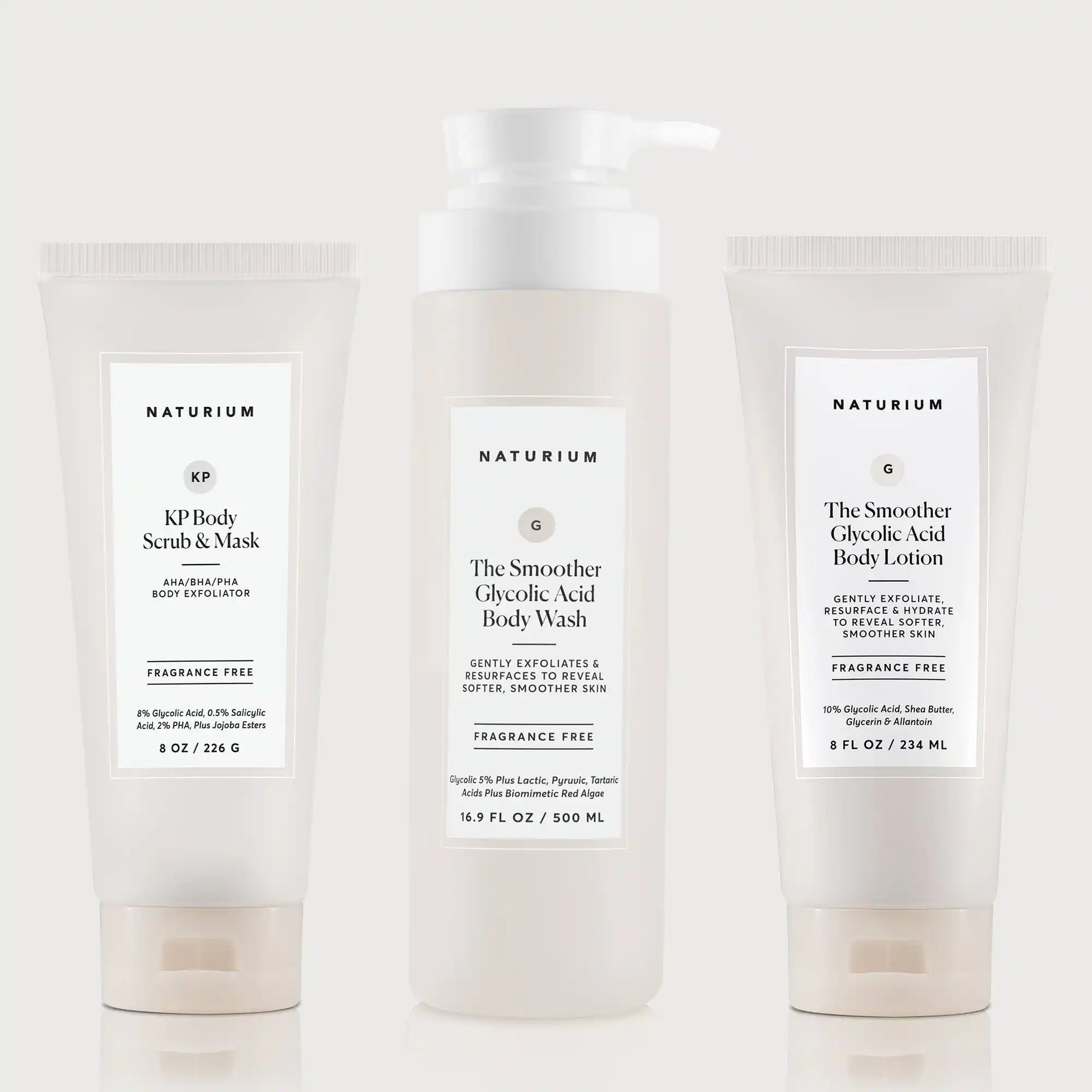 the-glycolic-acid-body-bundle-i3 NATR_KPScrub_SmootherBodyWash_SmootherLotion_Bundle_ecomm.webp